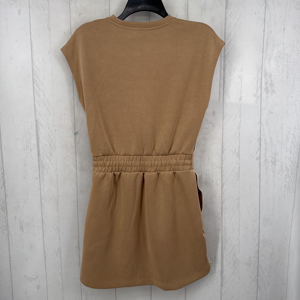 XS drawstringwaist cap slv dress