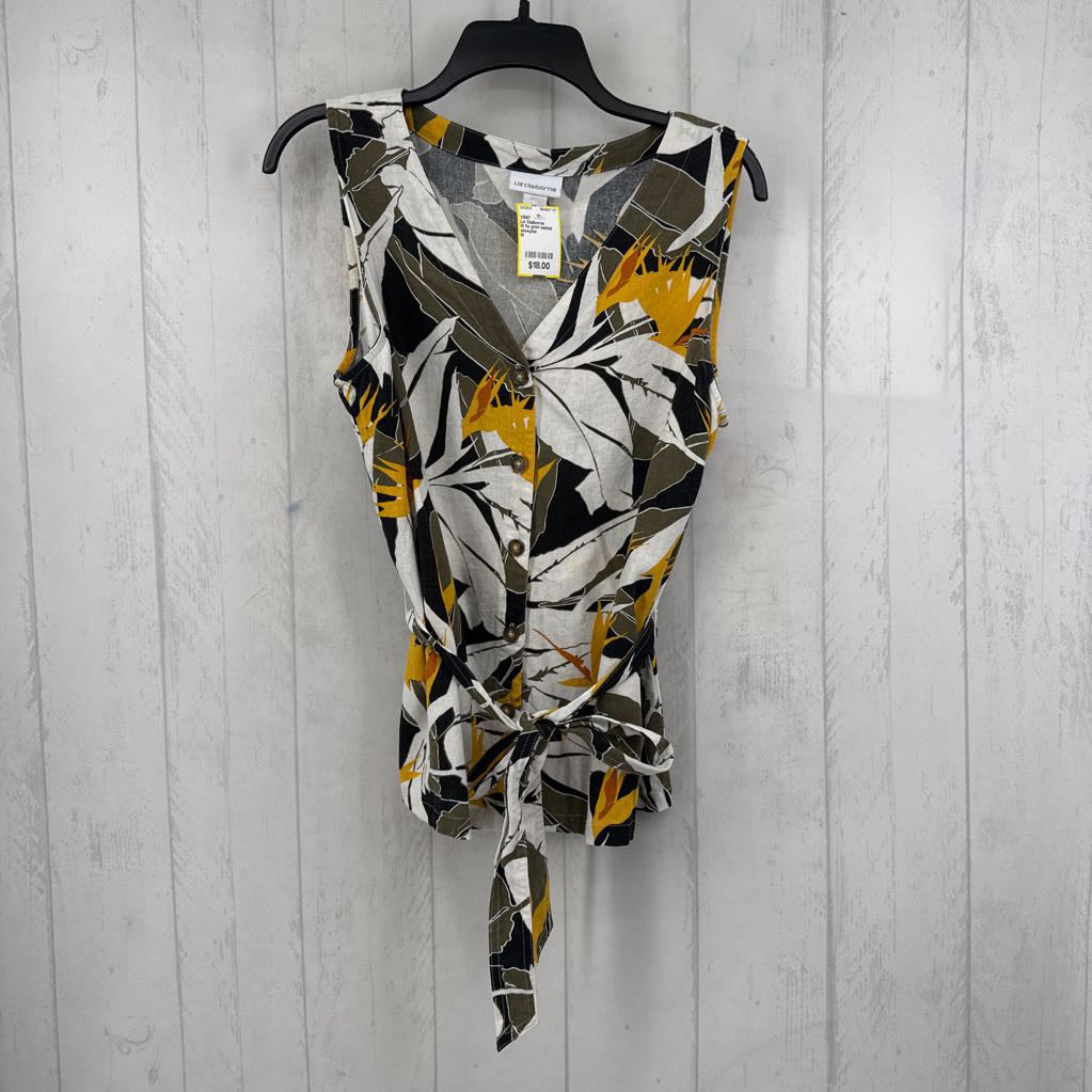 R40 M tropical print palazzo pant