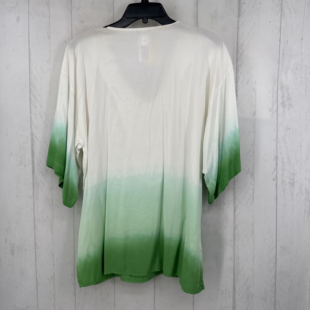 M ombre embelished s/s top