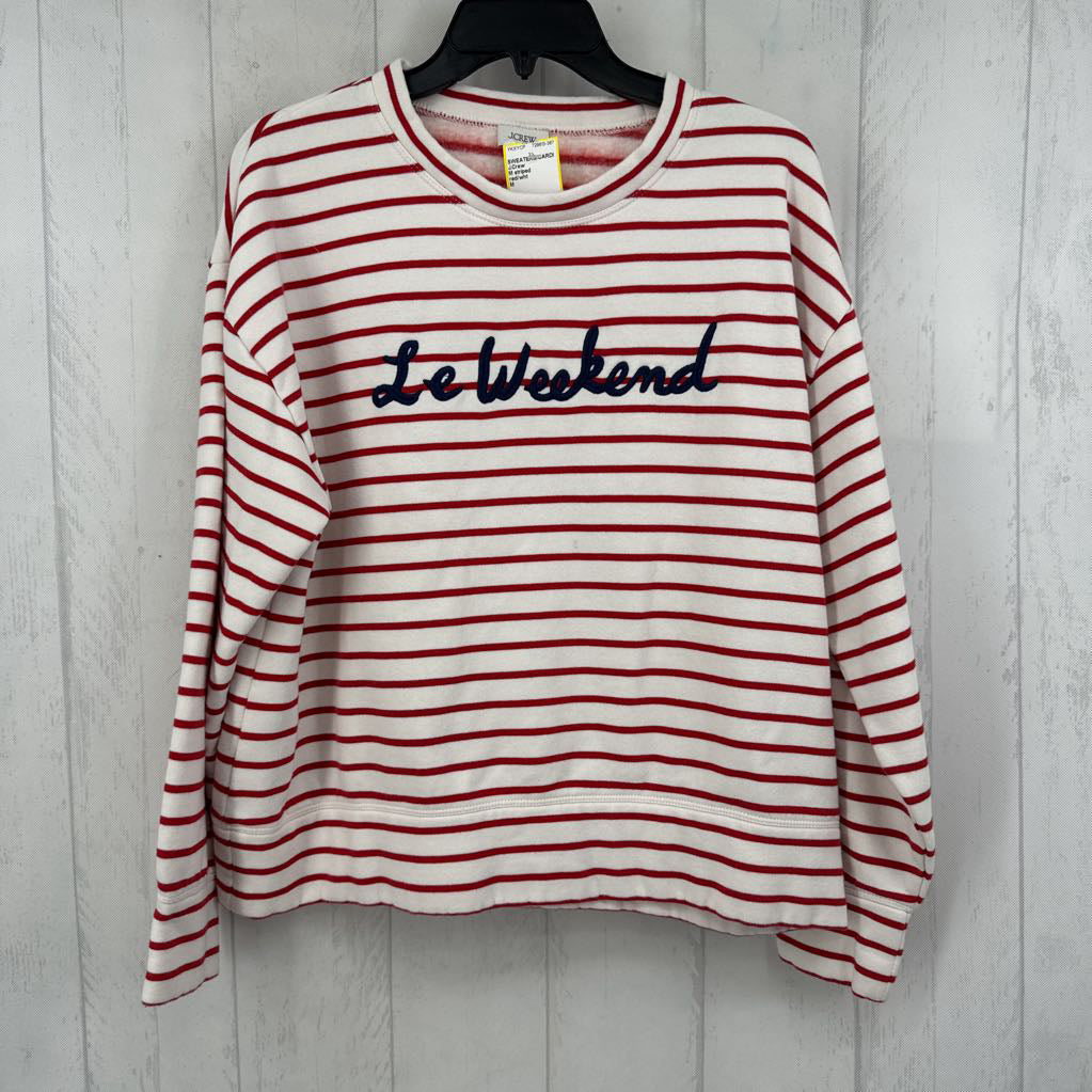 M striped sweatshirt-le weekend