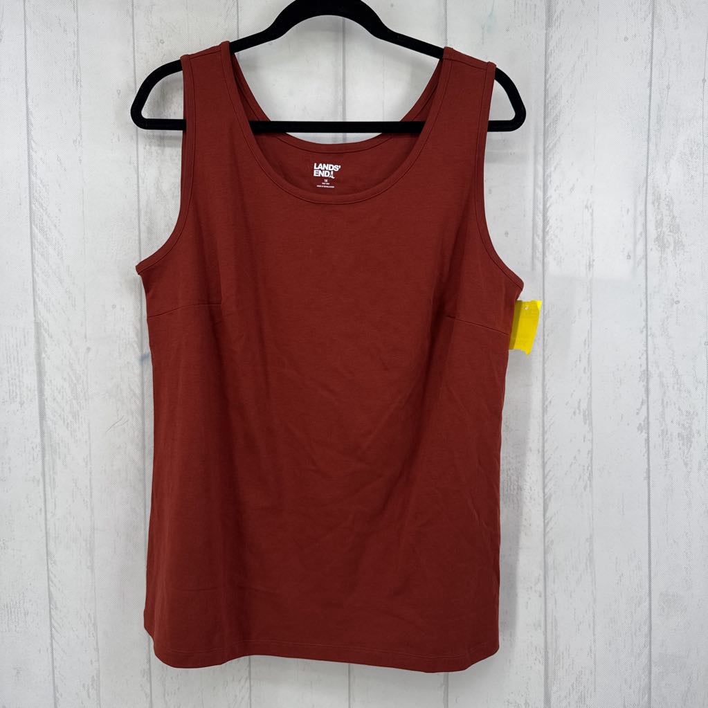 1X scoop neck basic knit tank