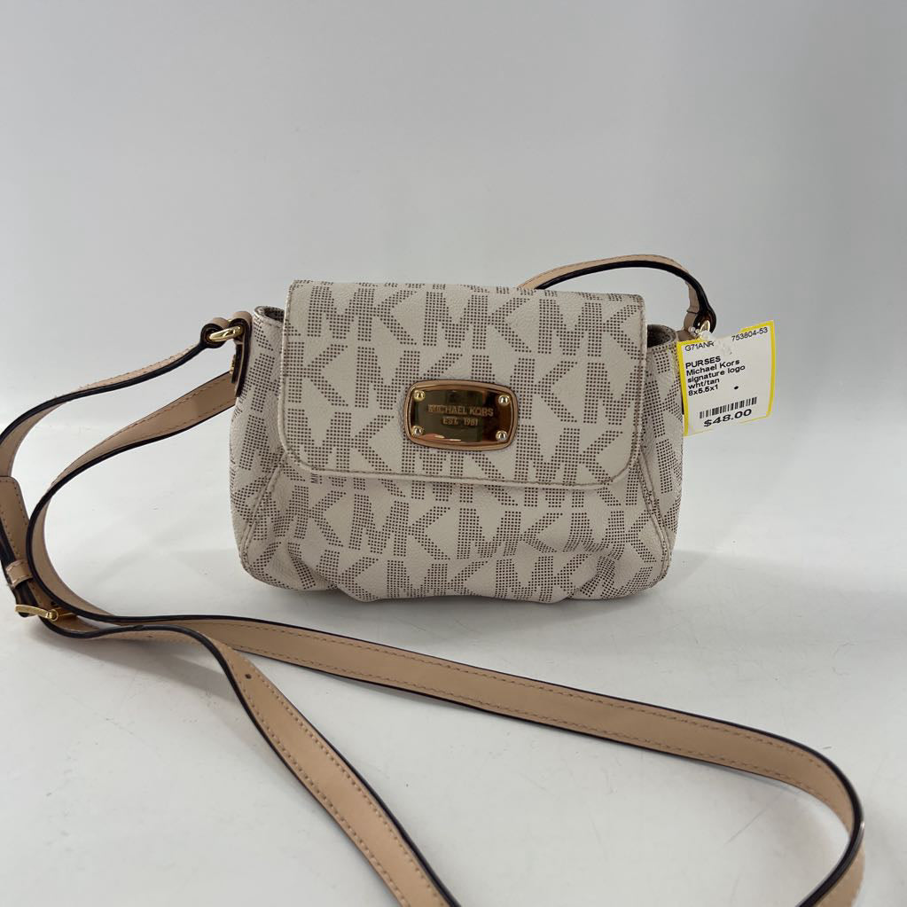 signature logo crossbody
