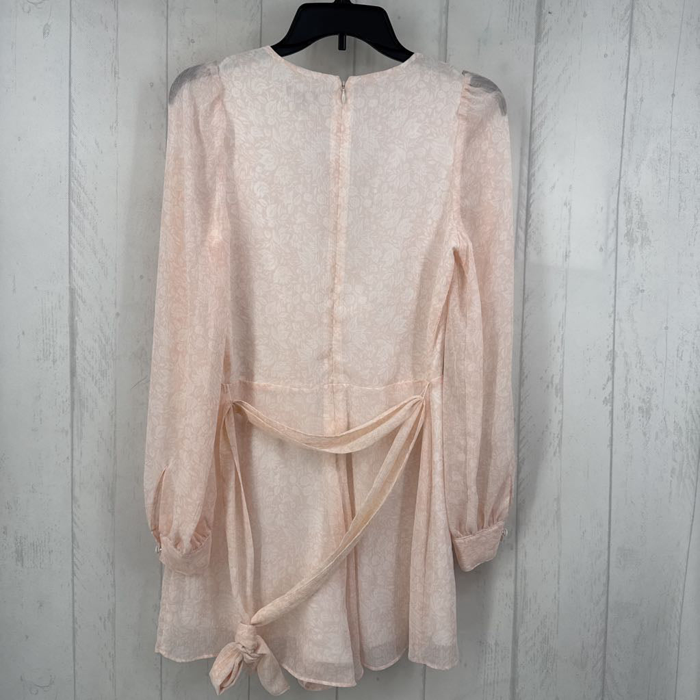 XS flo print crossover l/s romper