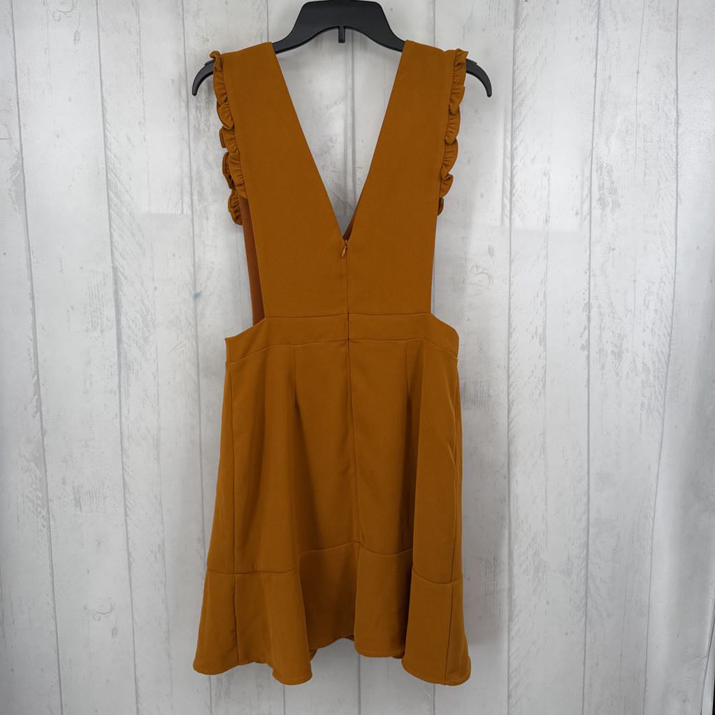 M v-neck ruffled jumper