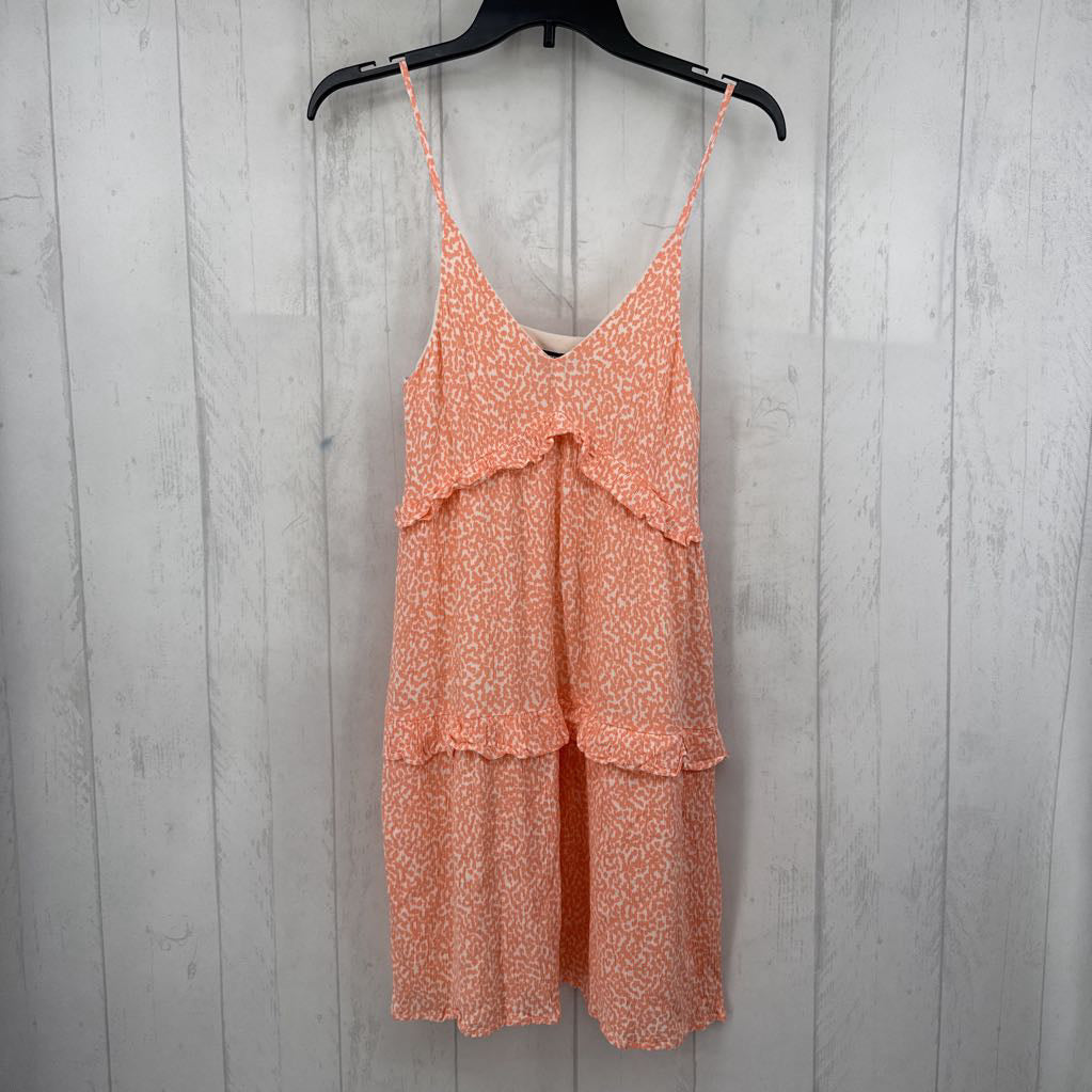XS animal print tiered sundress