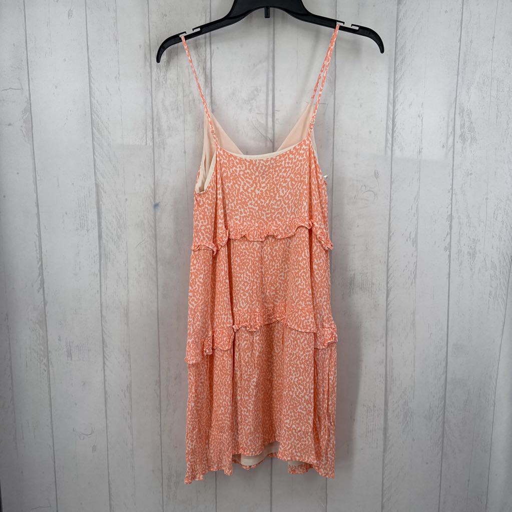 XS animal print tiered sundress