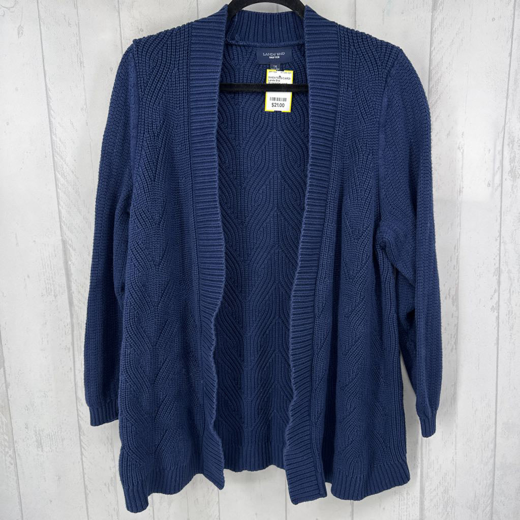 1X sweater cardi