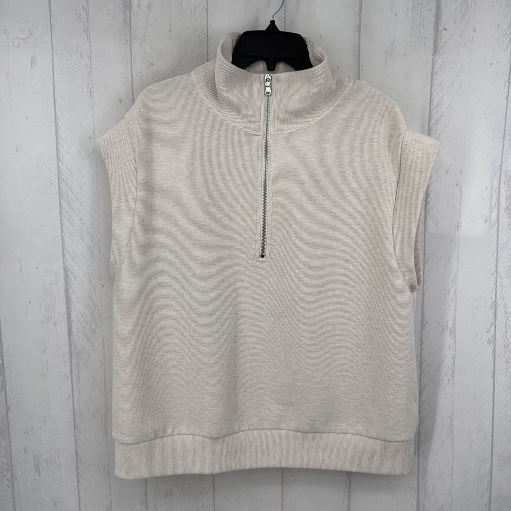 L quarter zip vest