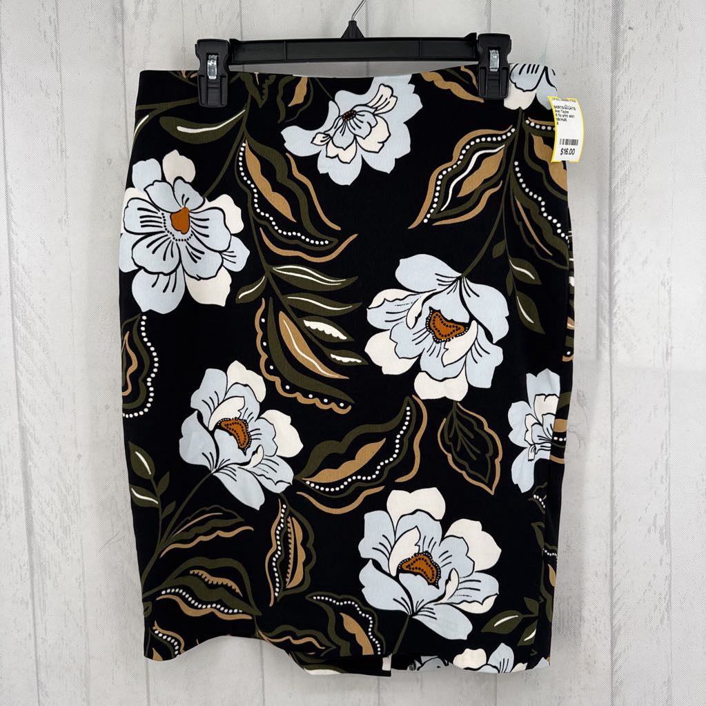 6 flo print skirt