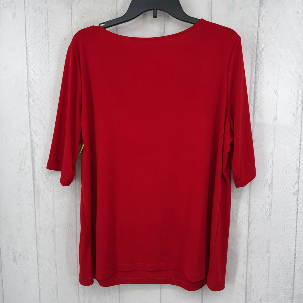XL round neck s/s top