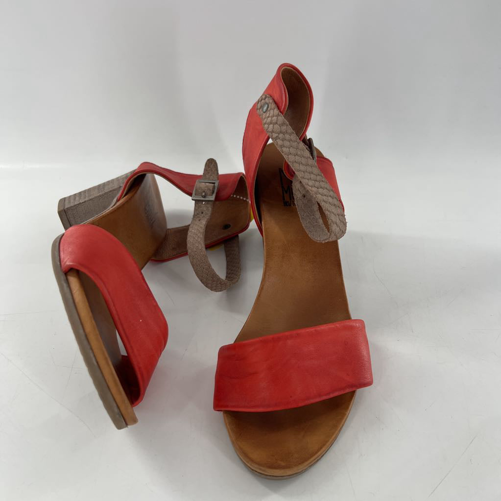9 ankle strap low heel sandal