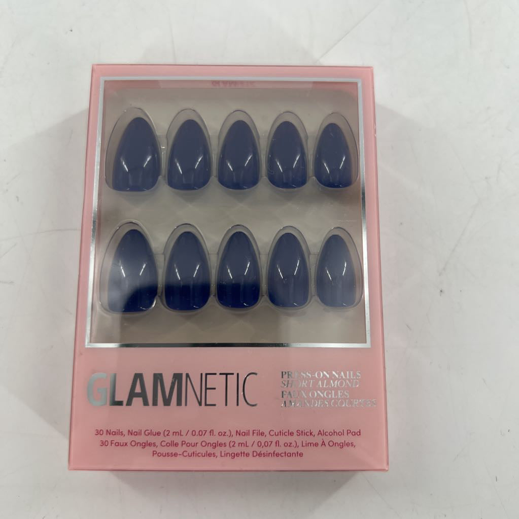 press-on nails - navy