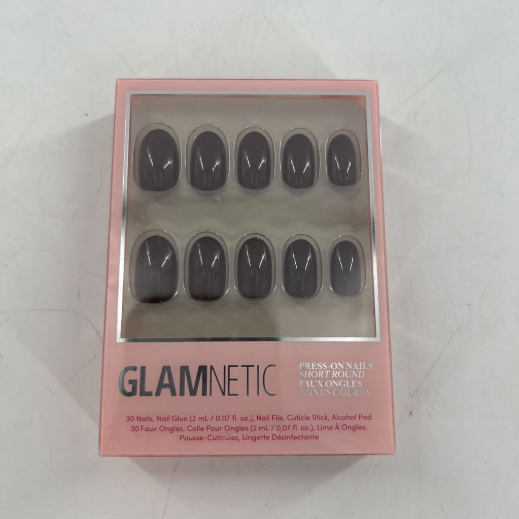 press-on nails - brown