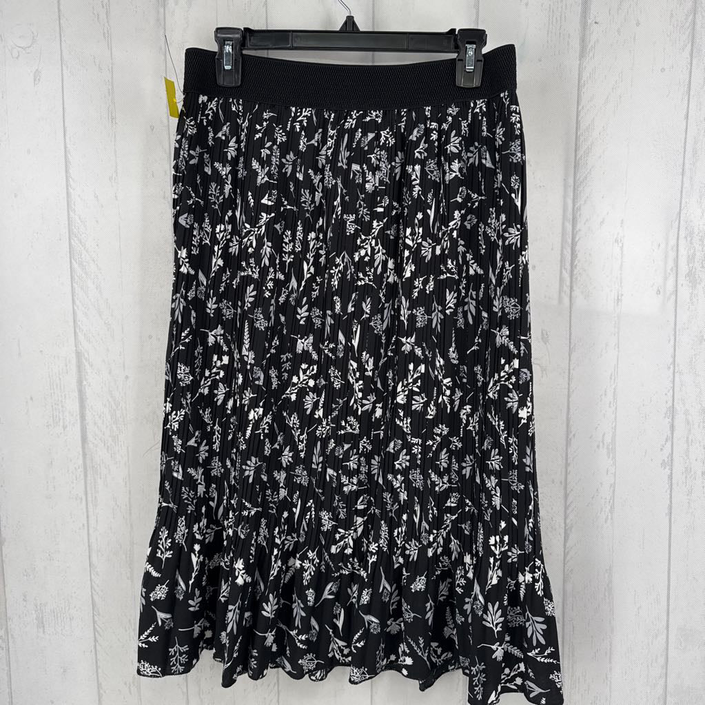 XLp flo print pleated skirt