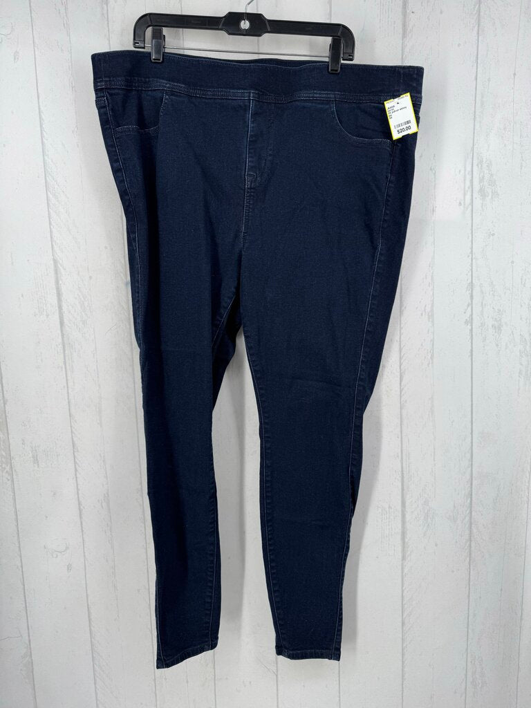 3X pull-on skinny jean