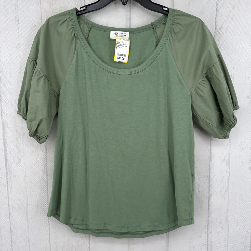 S round neck s/s top
