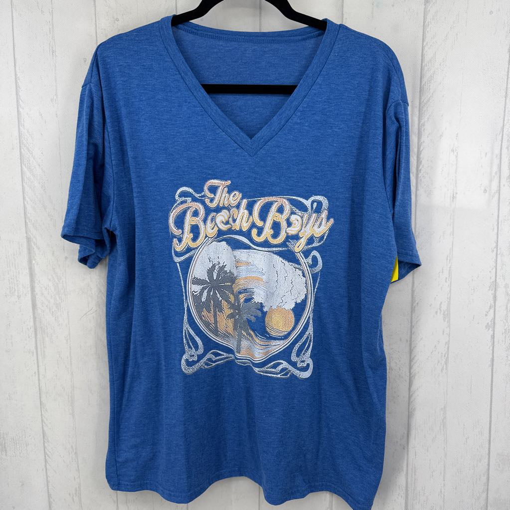 2XL graphic s/s tee-the beach boys