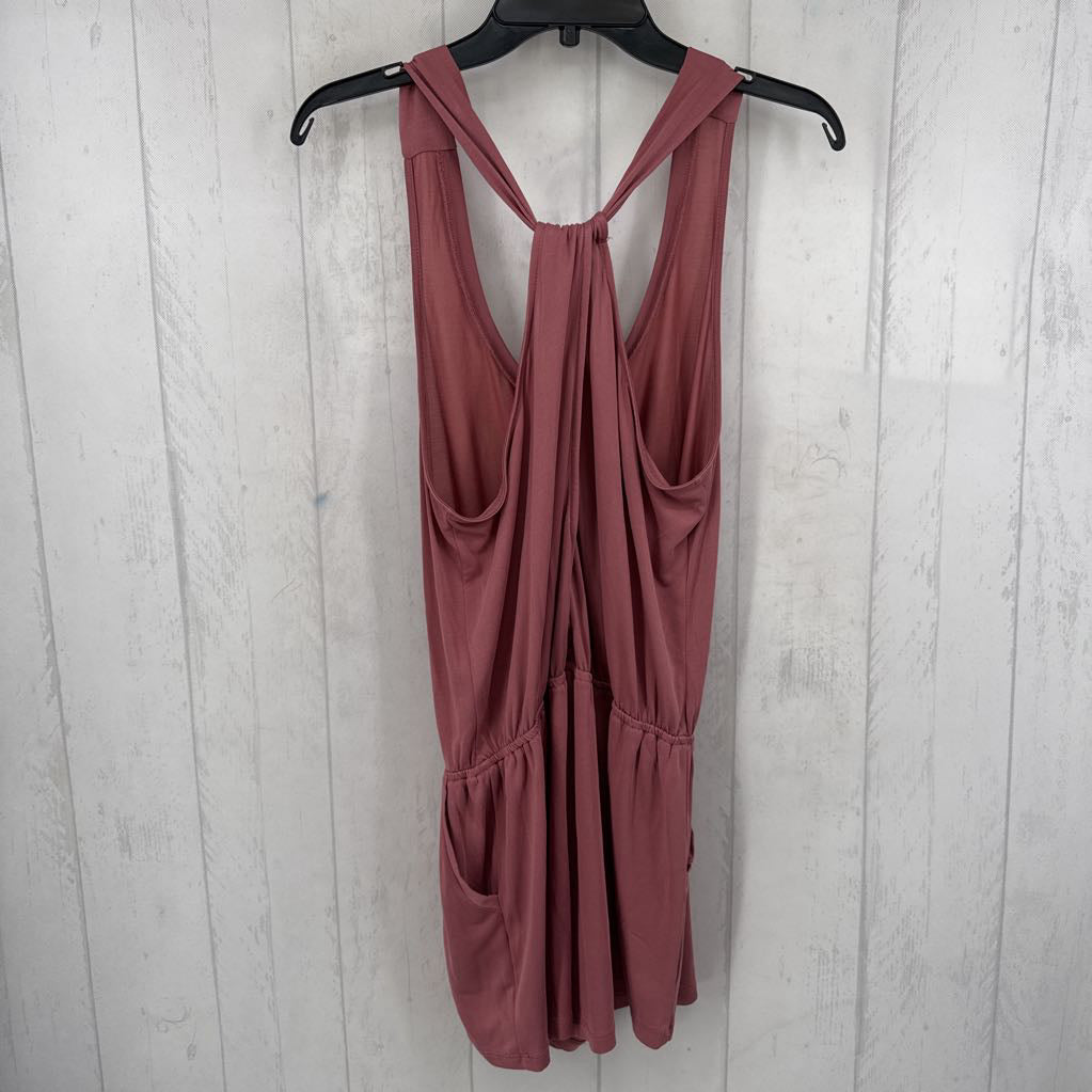 L elastic waist slvls romper