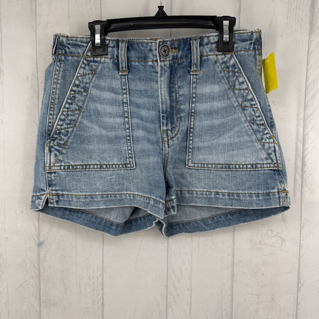 XS pull-on jean shorts