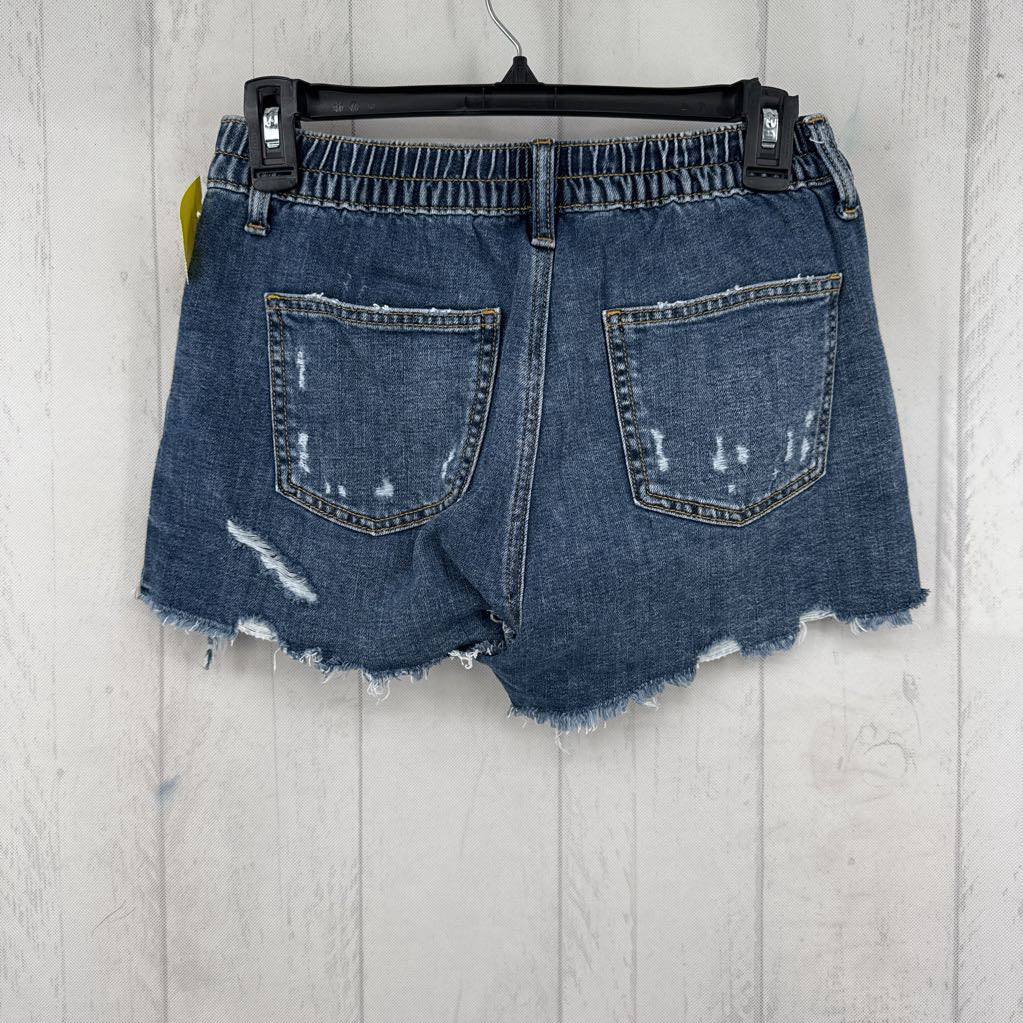 XS pull-on jean shorts
