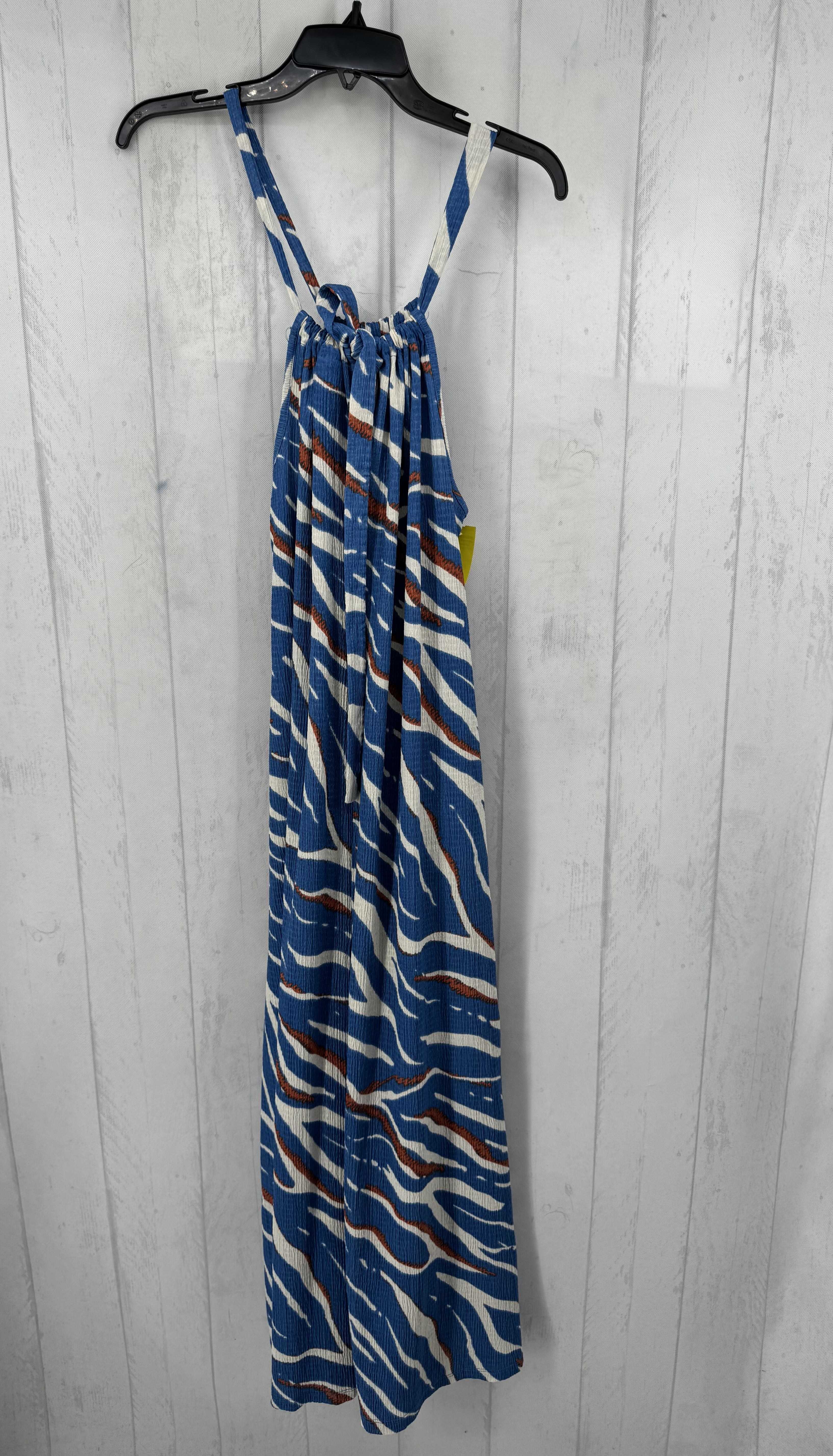L textured striped sundress
