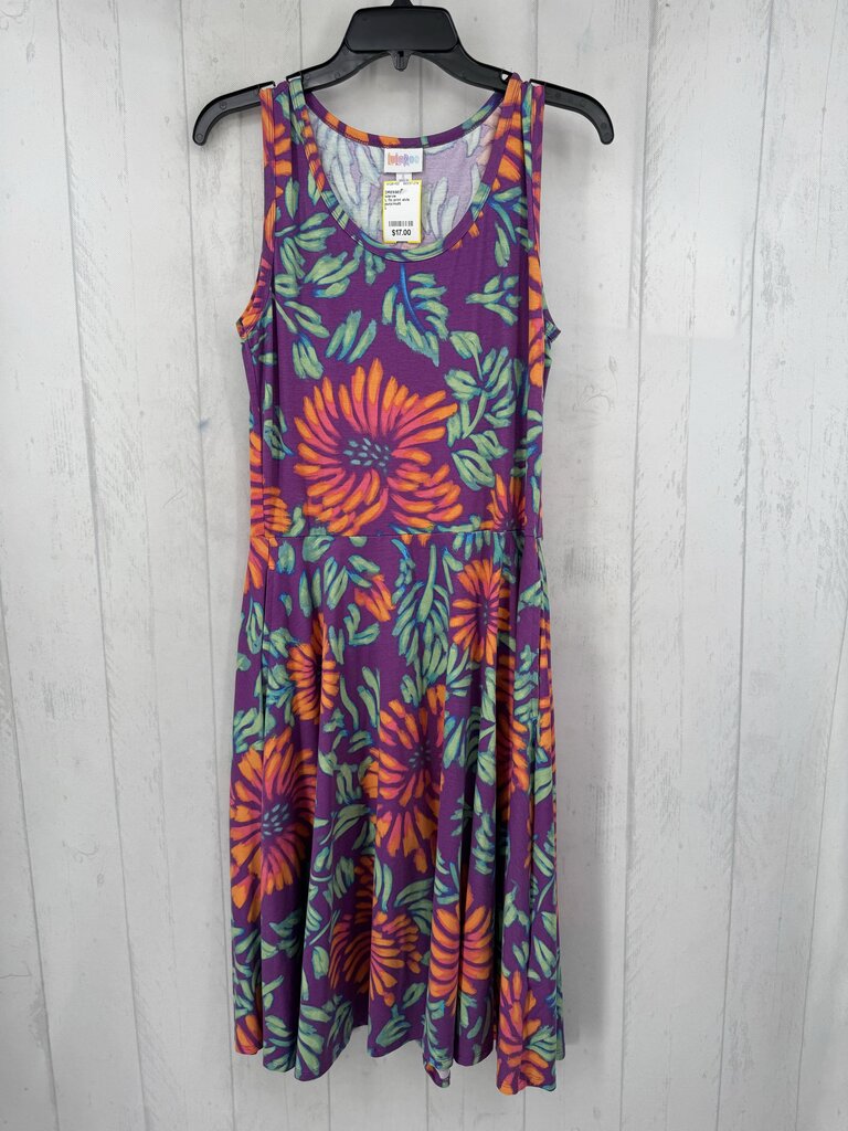 L flo print slvls dress
