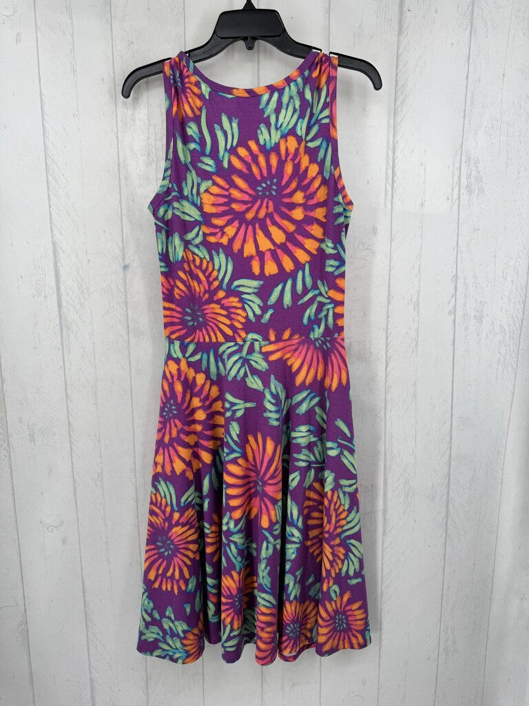 L flo print slvls dress