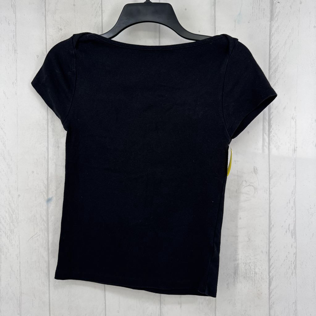 S bateau neck s/s tee