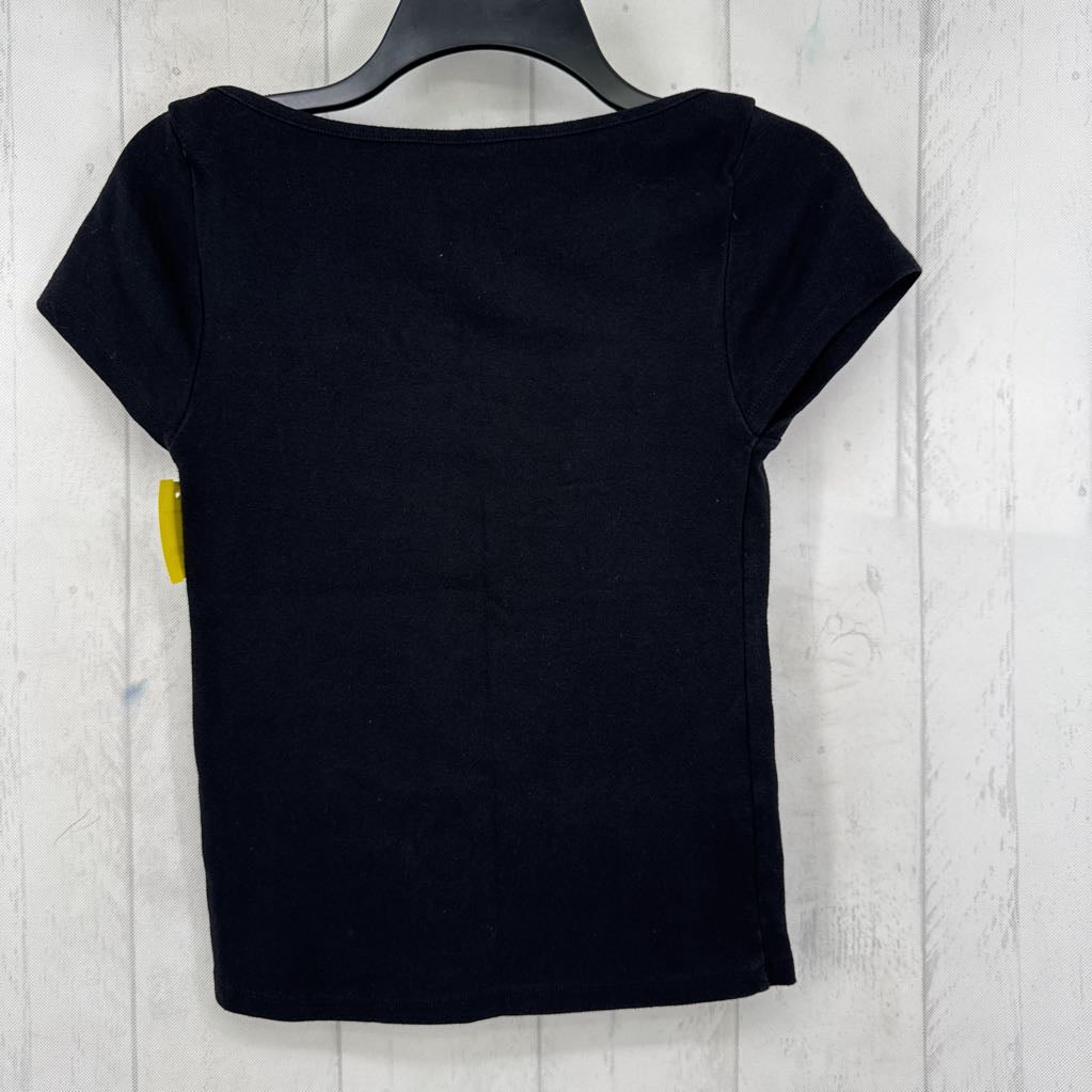 S bateau neck s/s tee