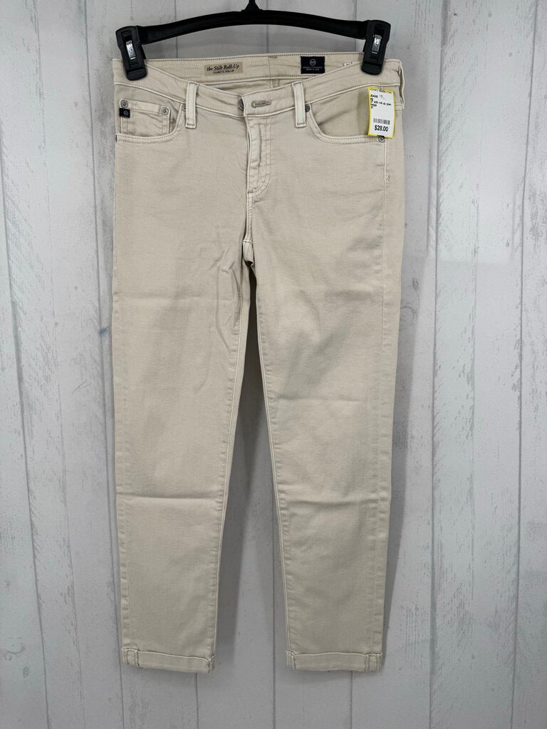 27 stilt roll up jean