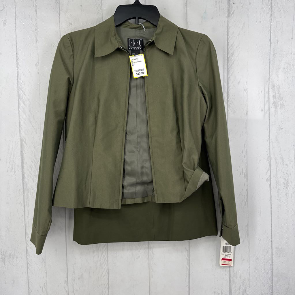 4p 2pc skirt suit