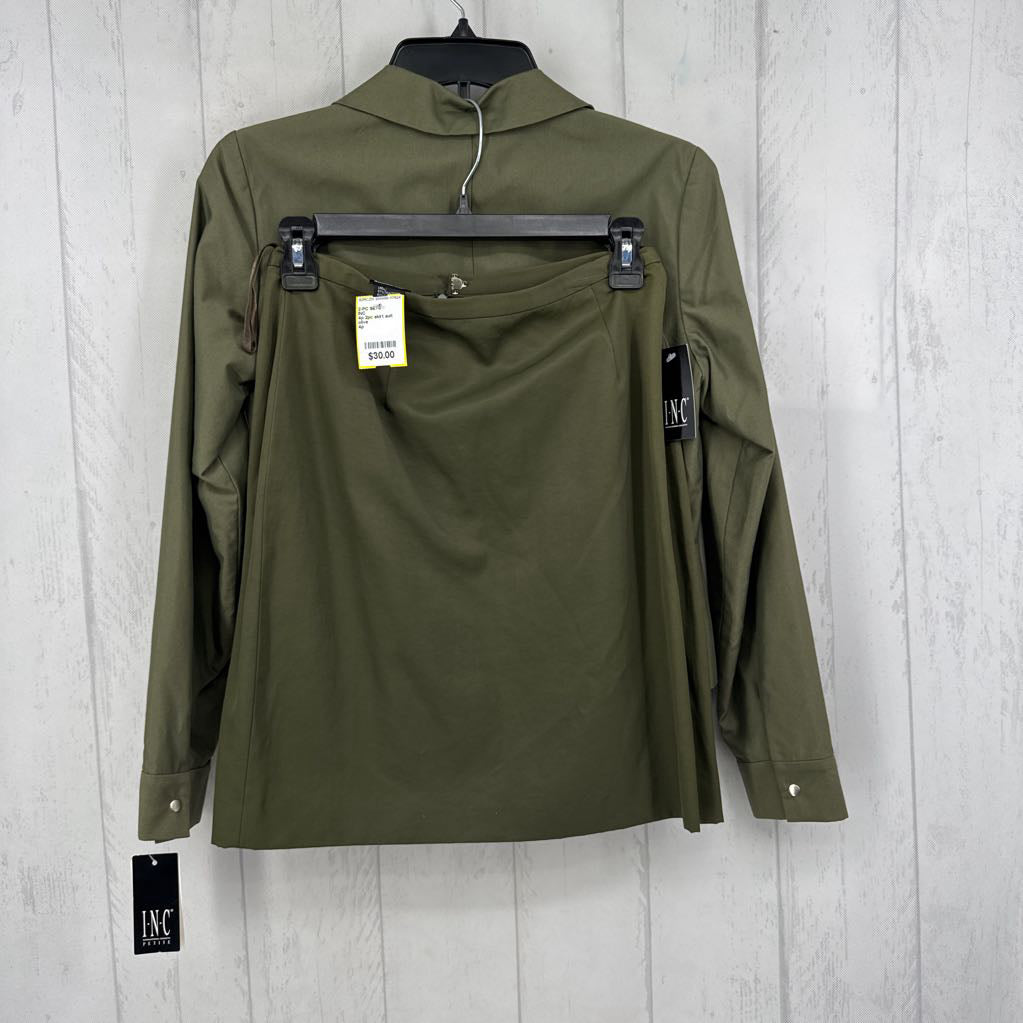 4p 2pc skirt suit
