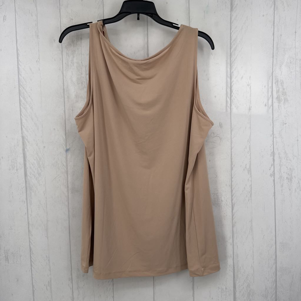 1X notch neck gold hardware tank