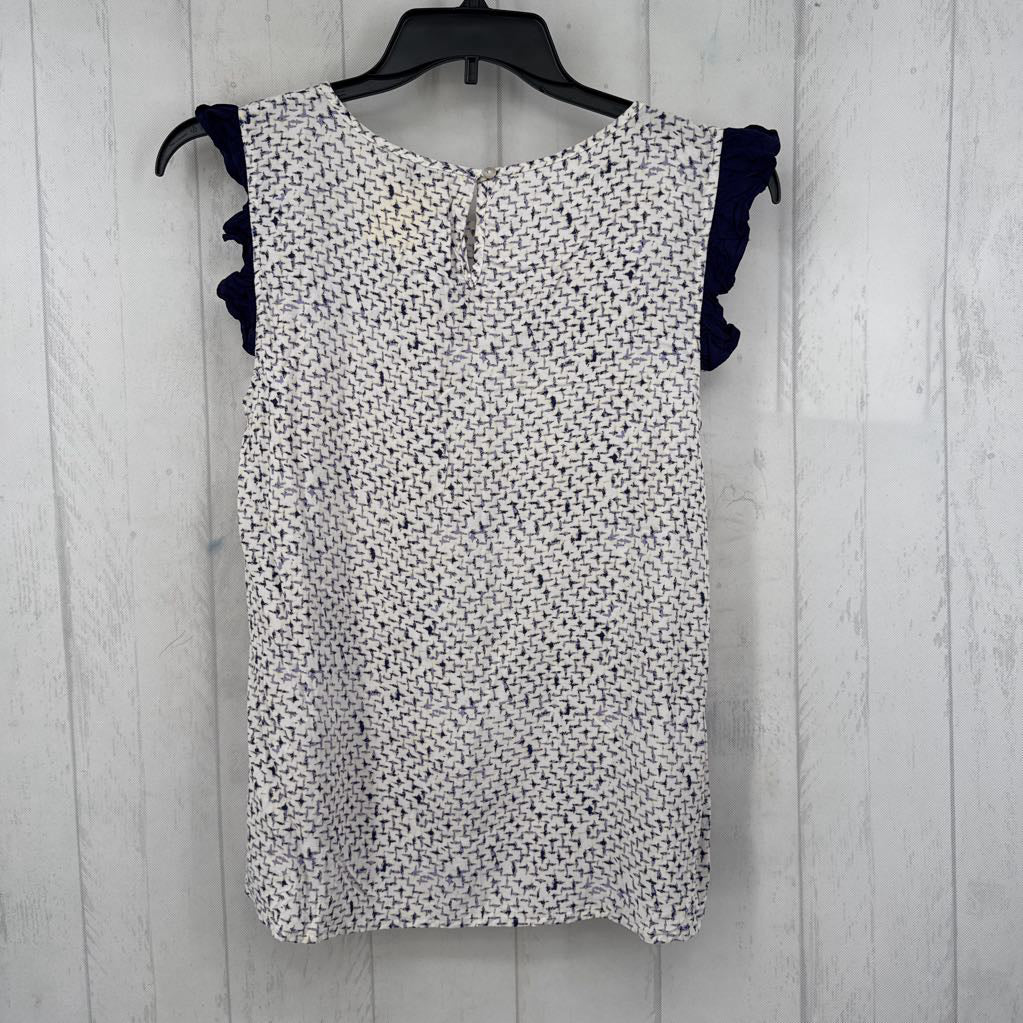 M printed ruffled tank