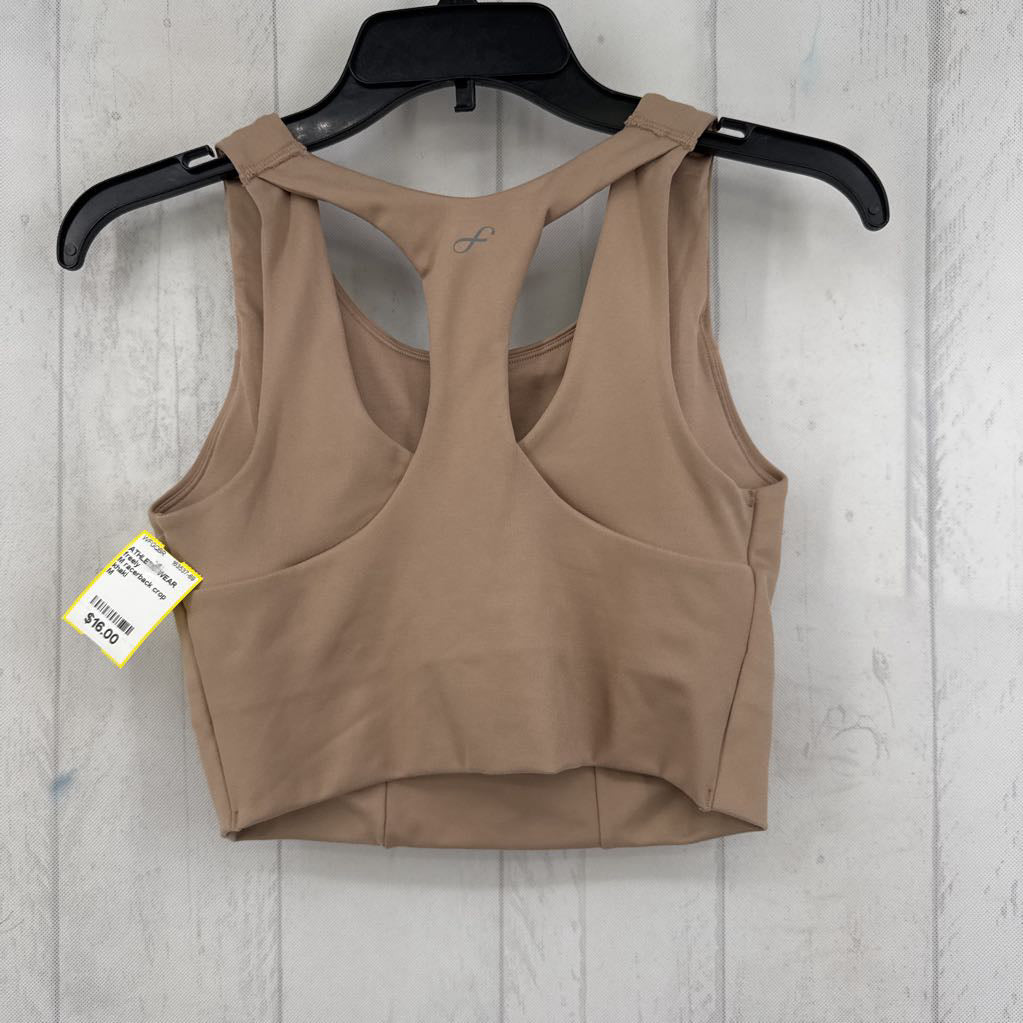 M racerback crop tank