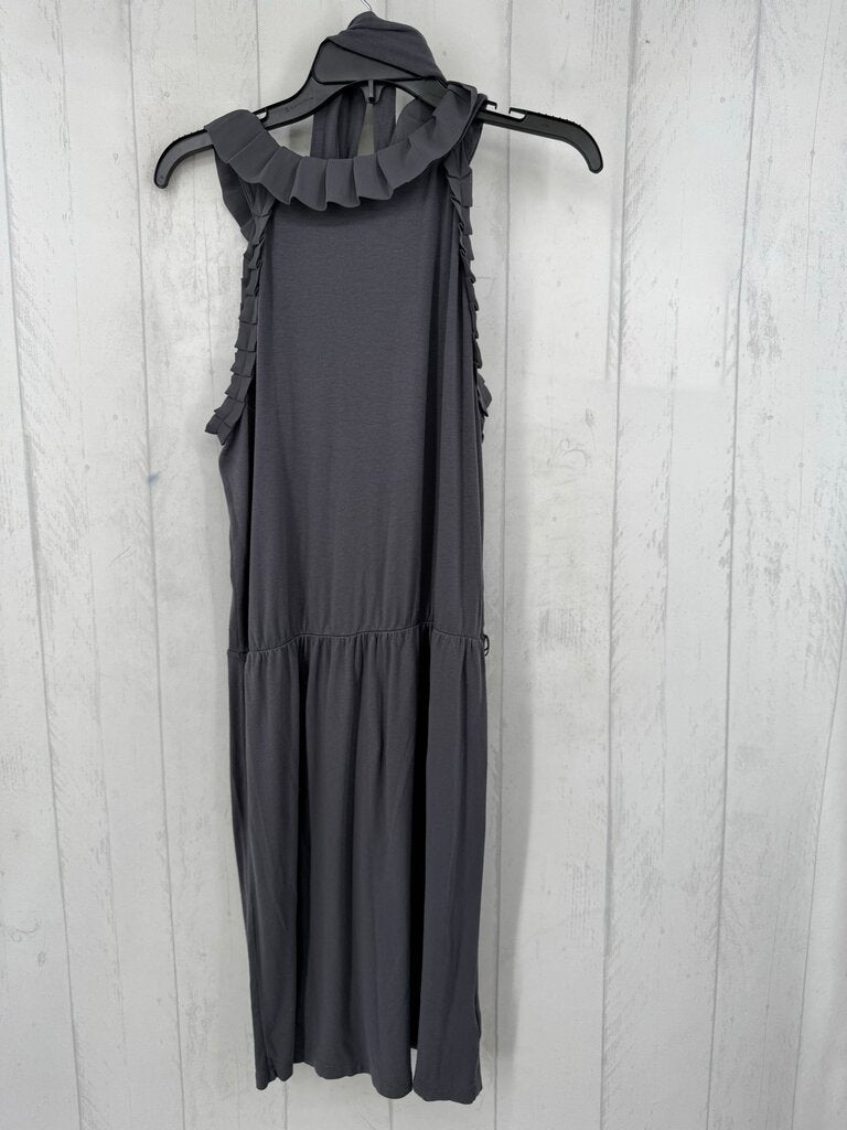 M ruffled belted slvls dress