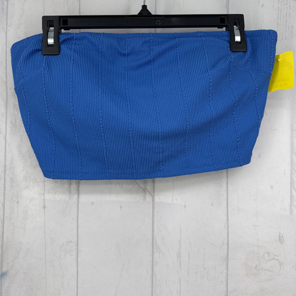 XXL ribbed bandeau top