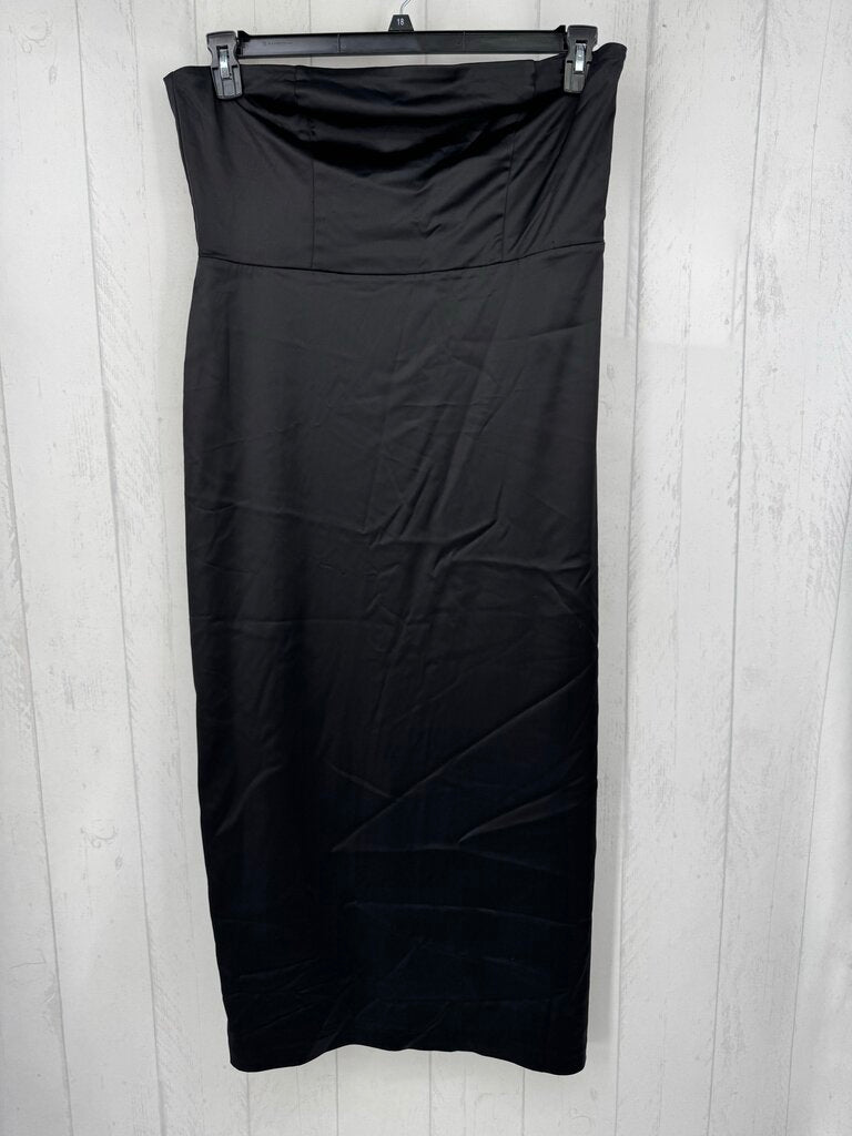 XL satin bandeau dress