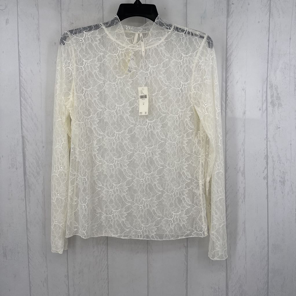 R68 M lace l/s top