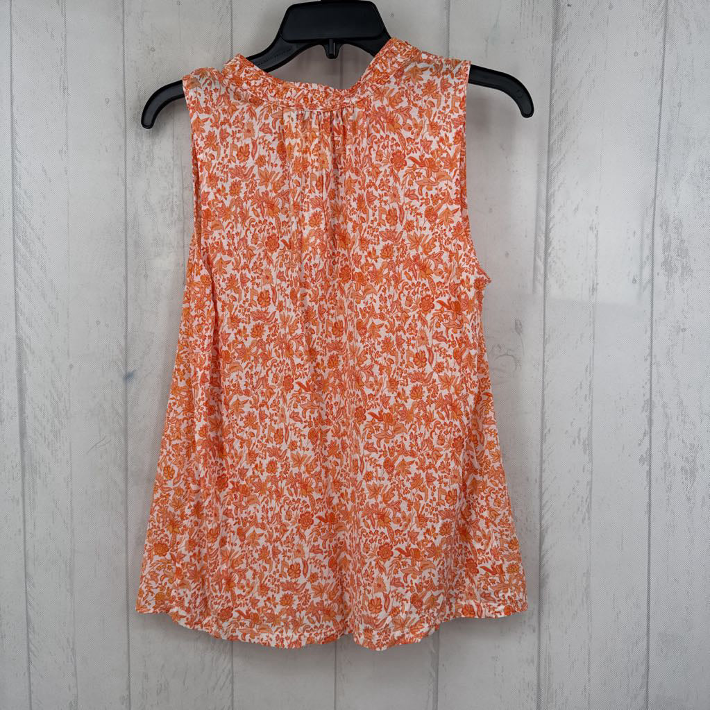 R40 S flo print tie-front tank