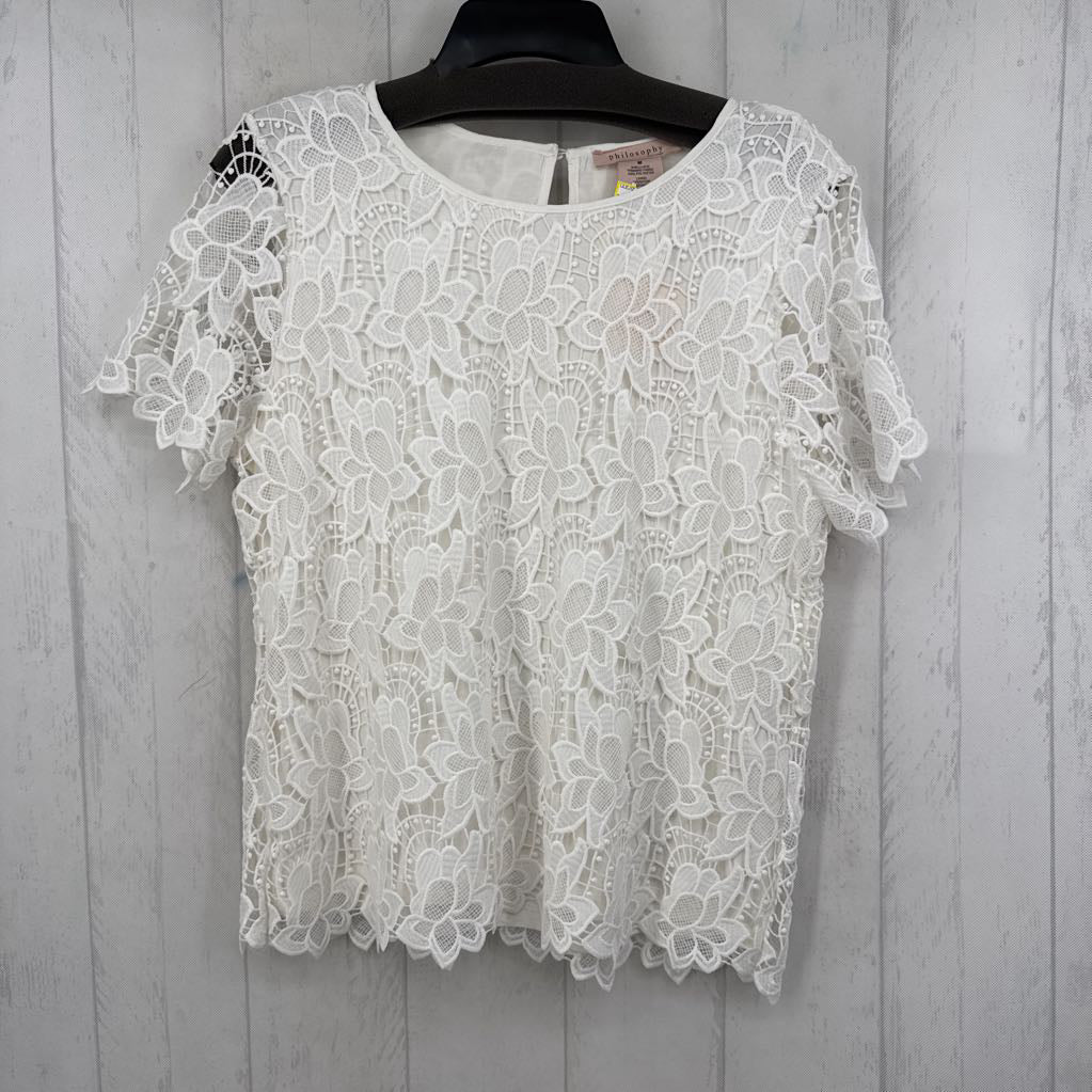 R78 M lace s/s top