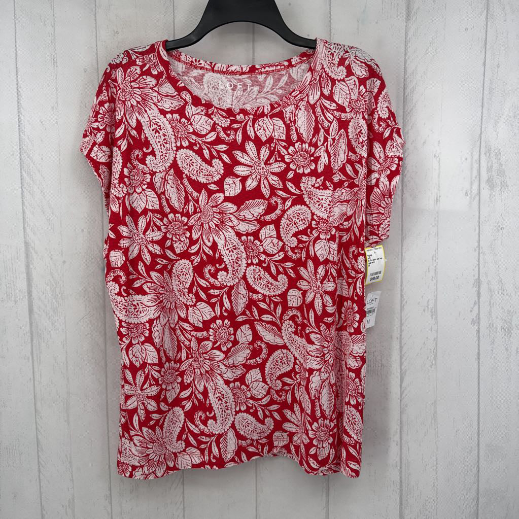 M flo print s/s top