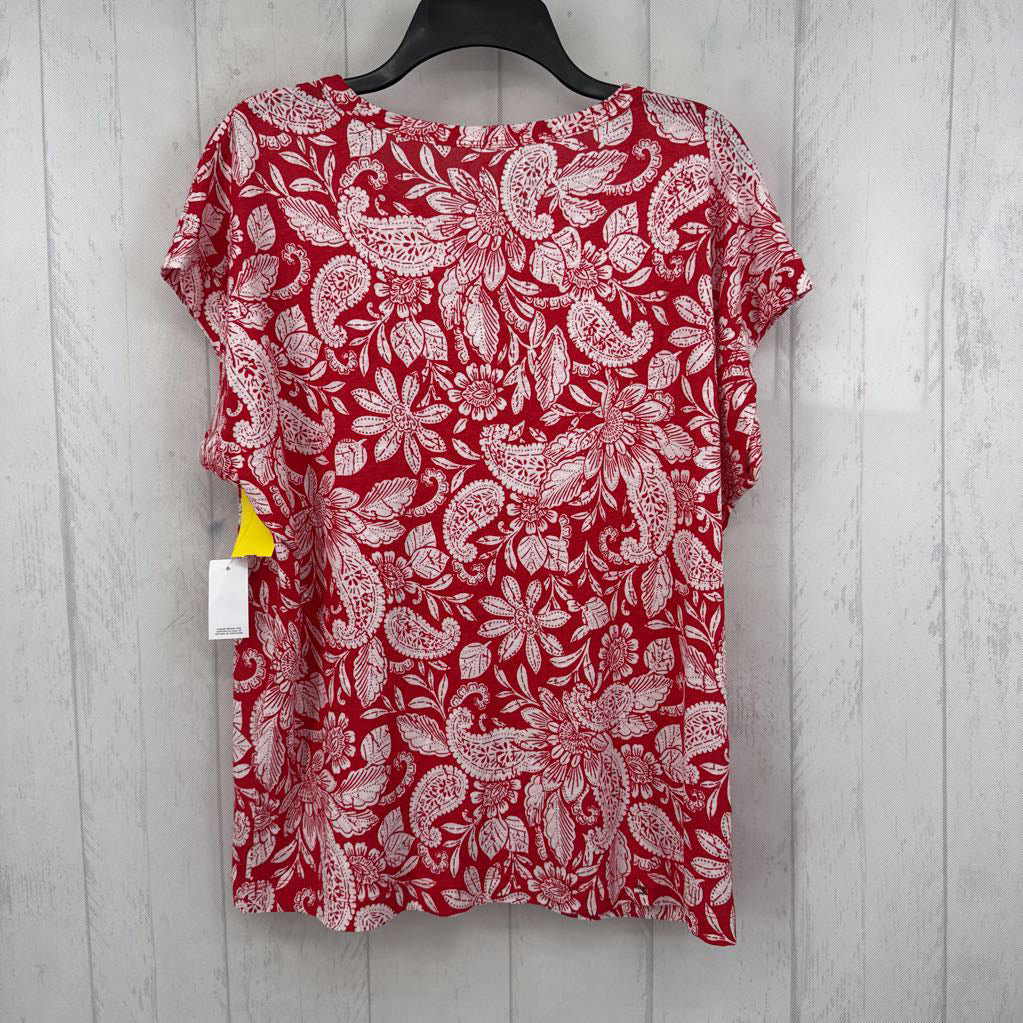 M flo print s/s top