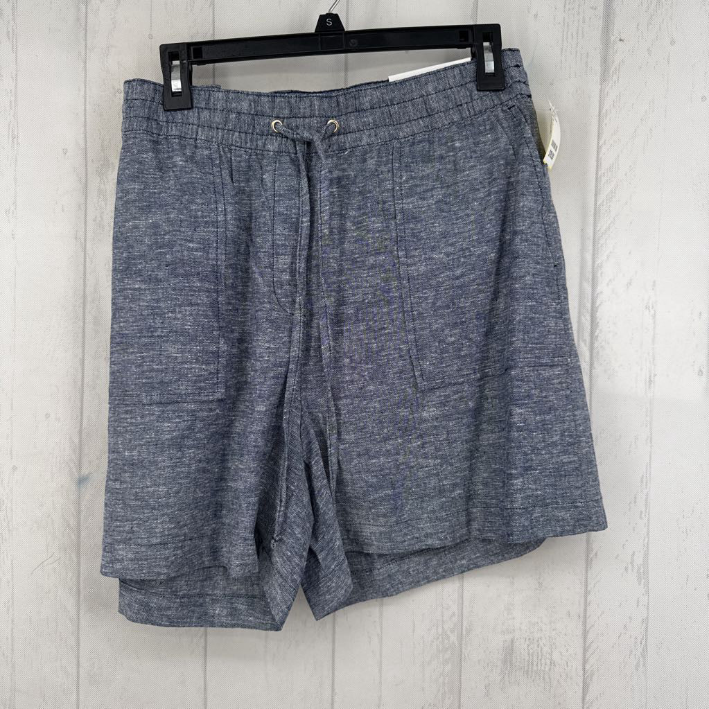 R60 L hi-rise chambray shorts