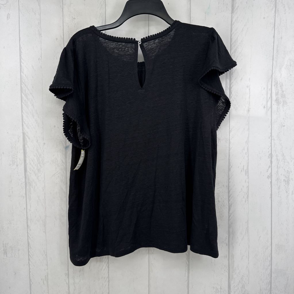 XL linenflutter slv top