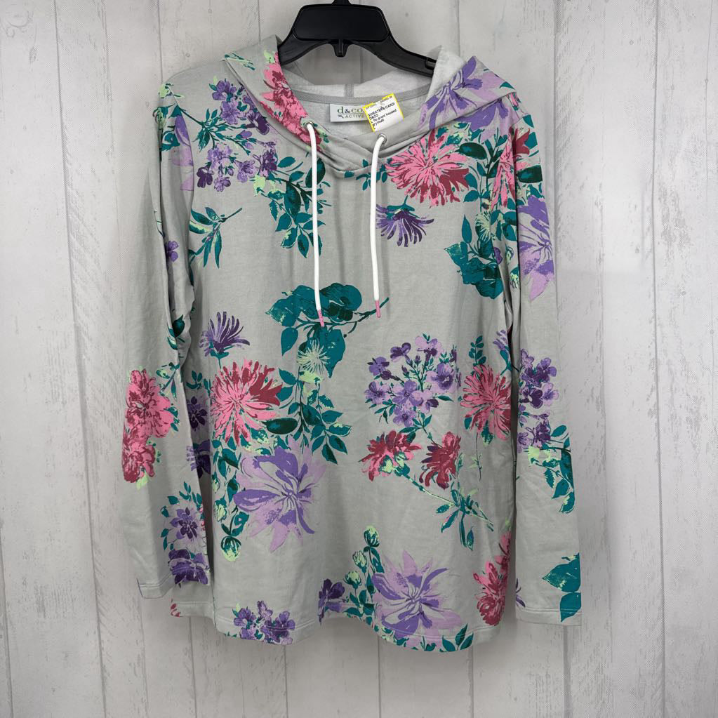 L flo pront hooded pullover
