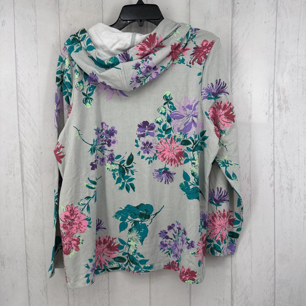 L flo pront hooded pullover