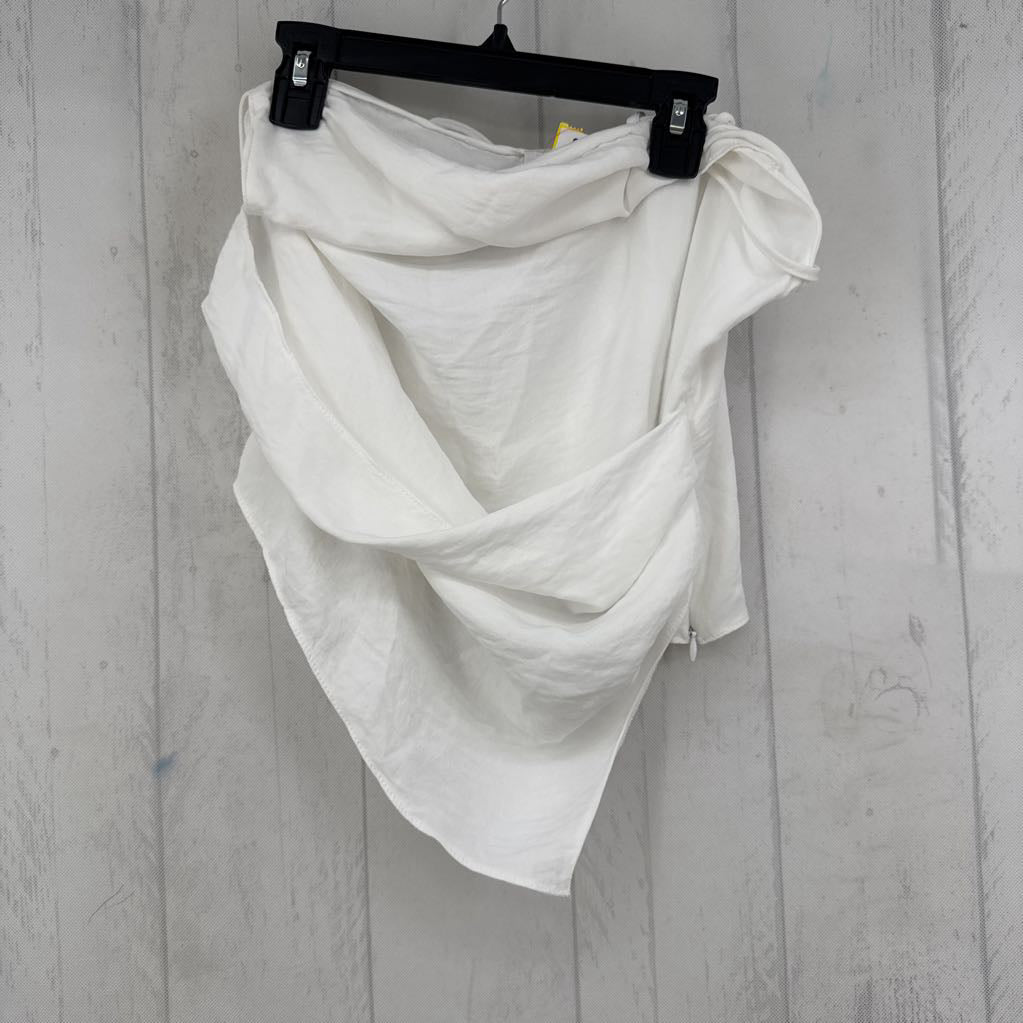 6 draped tied back tank