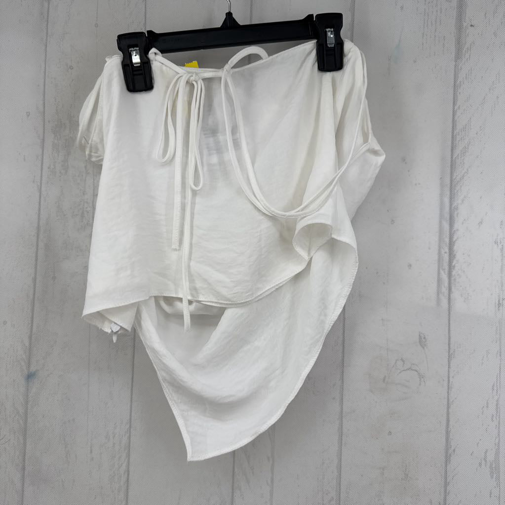 6 draped tied back tank