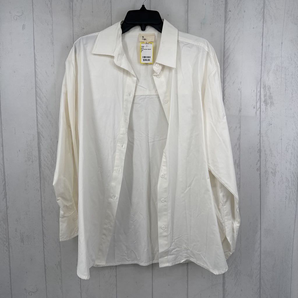 S l/s button down shirt